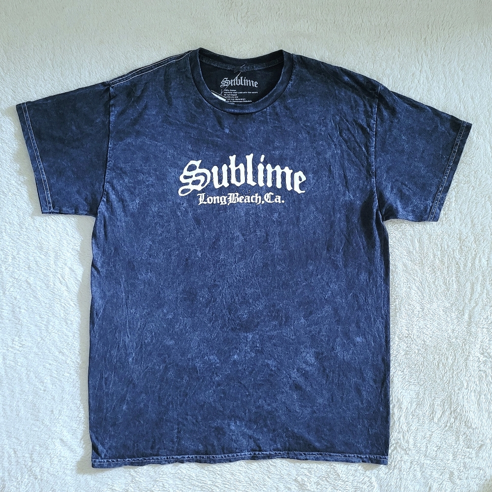 Sublime👑 Long Beach🏖 Boom Box🎶 Mineral Washed Graphic Tee👕 - NWT - Picture 2 of 12